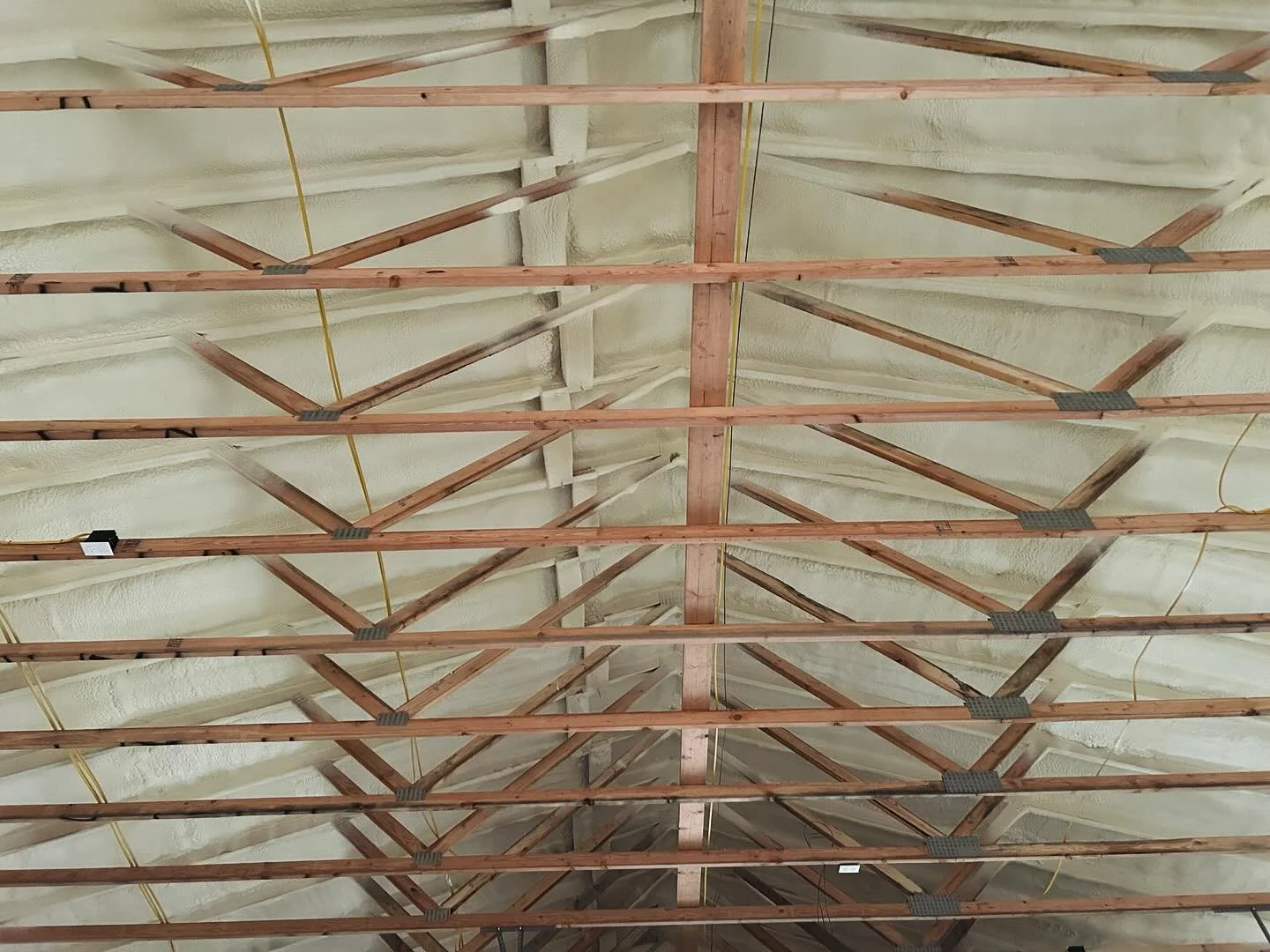 Base Camp Spray Foam in truses