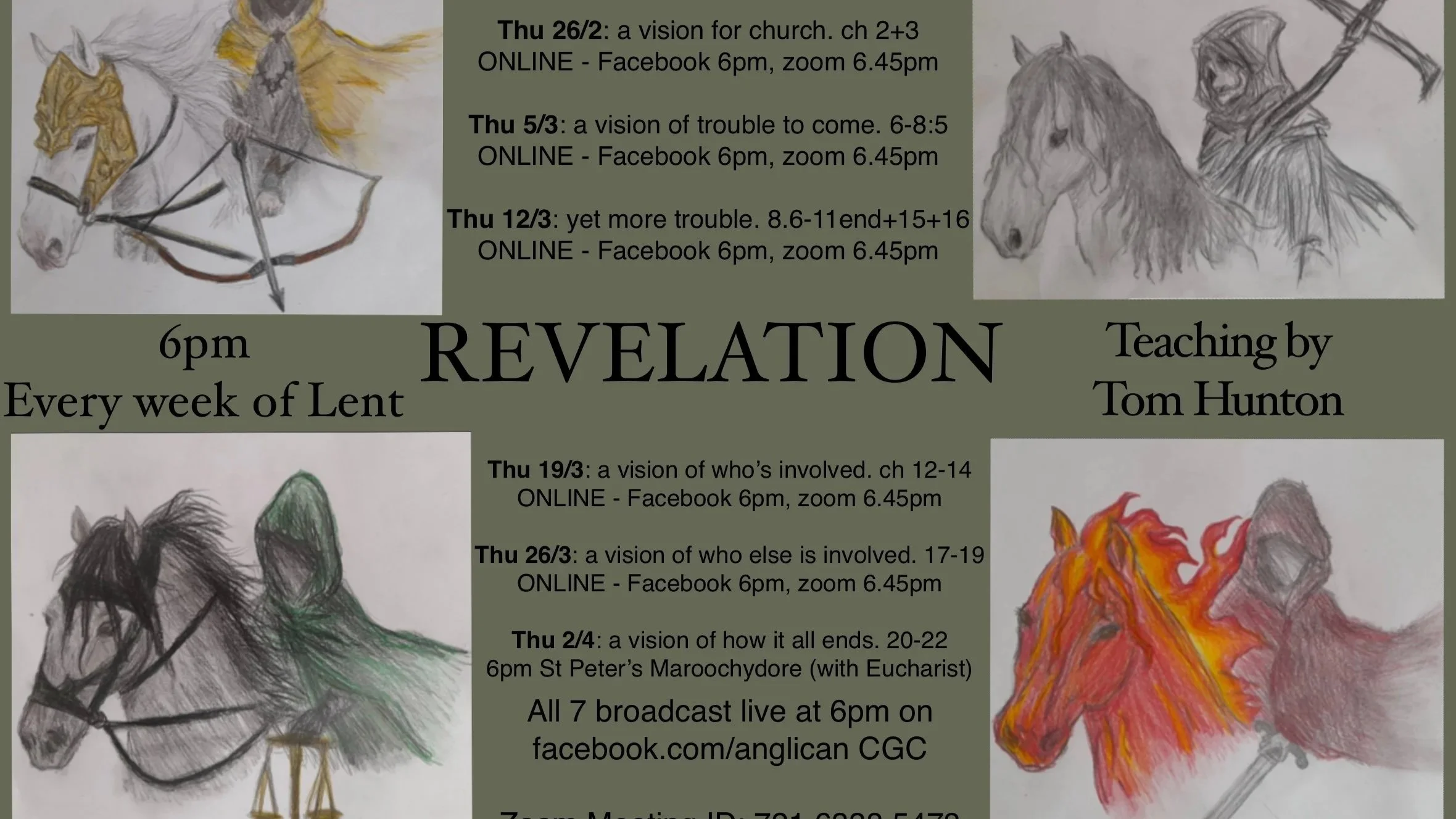 Lent Study - Thursdays from 26 February to 2 April