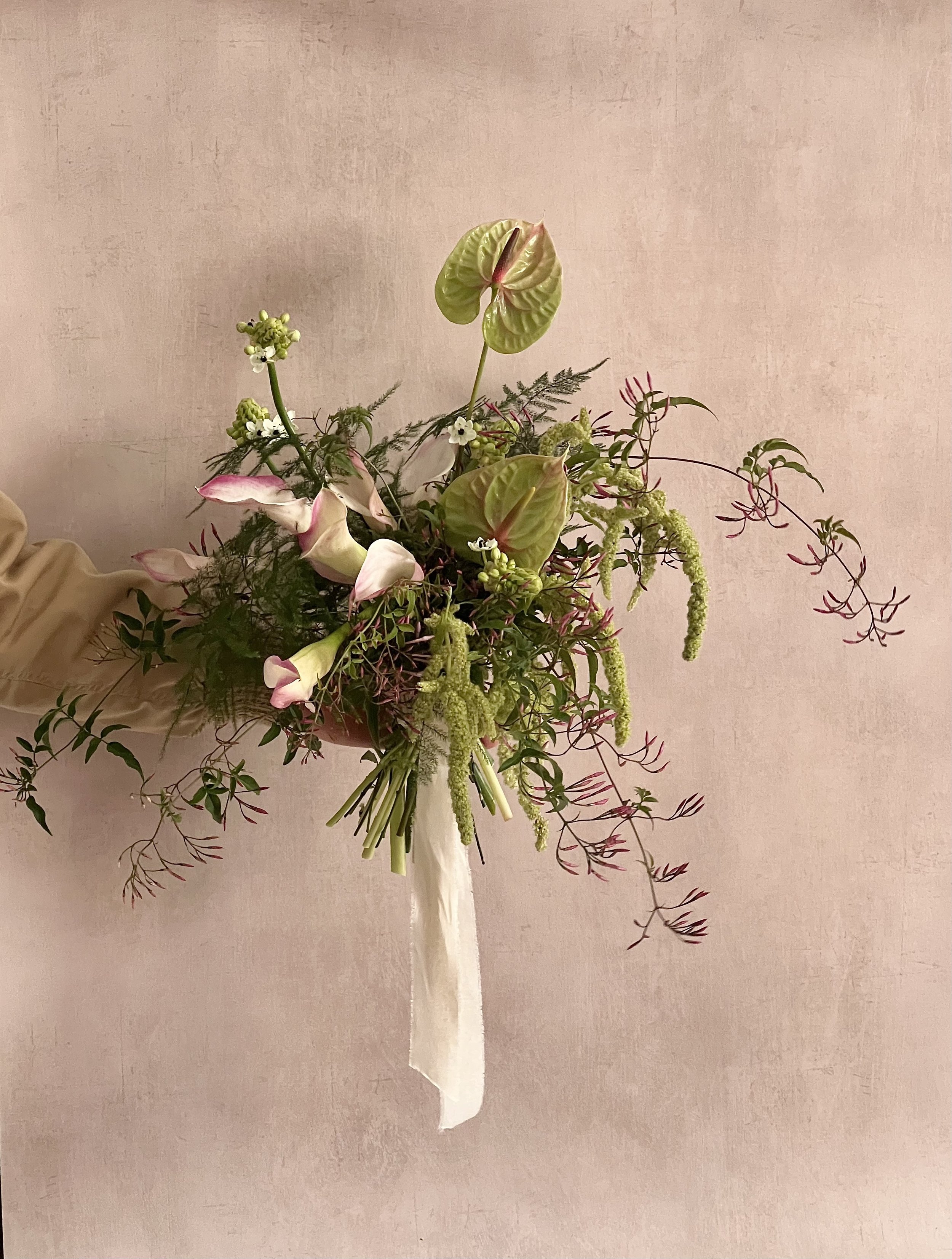 Wrapped bouquet for pick up