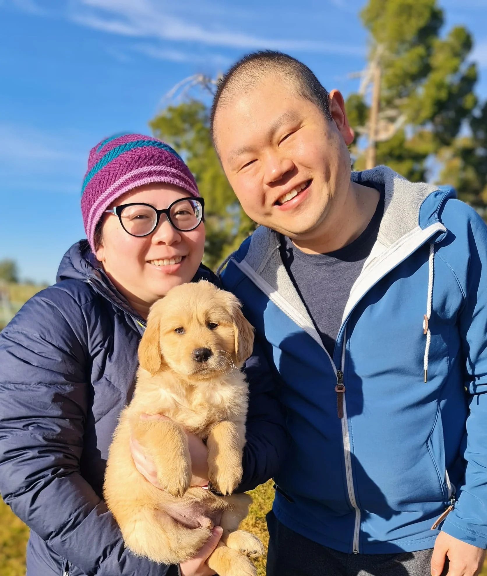 Adrian, Sarah and WAffles.jpeg