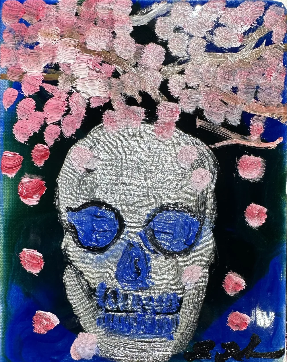 田中拓馬Takuma Tanaka art ミクストメディア原画-shirousa様ウィッグ