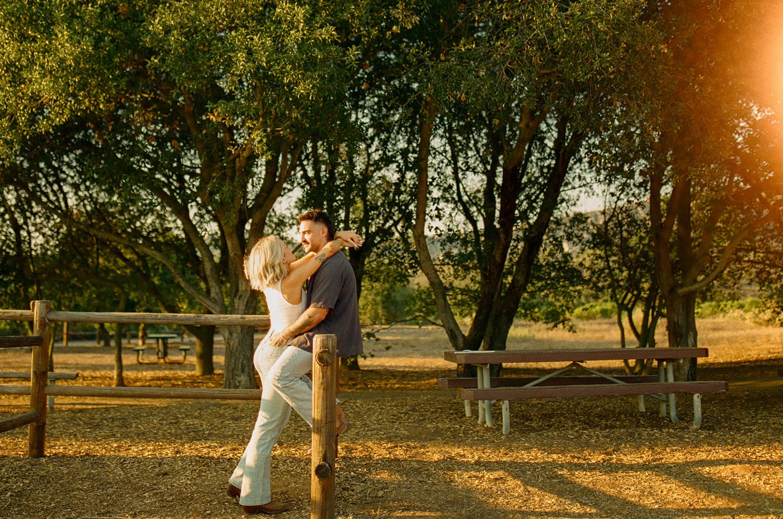 Western Engagement Photos at Iron Mountain Trailhead | San Diego Engagement Session Inspo