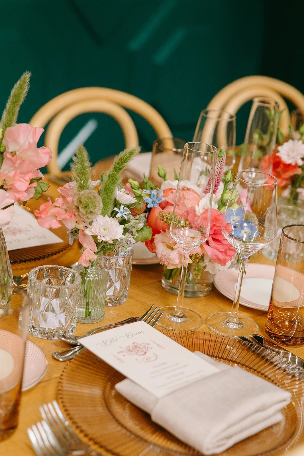 A wedding reception setup at a unique wedding venue in Los Angeles