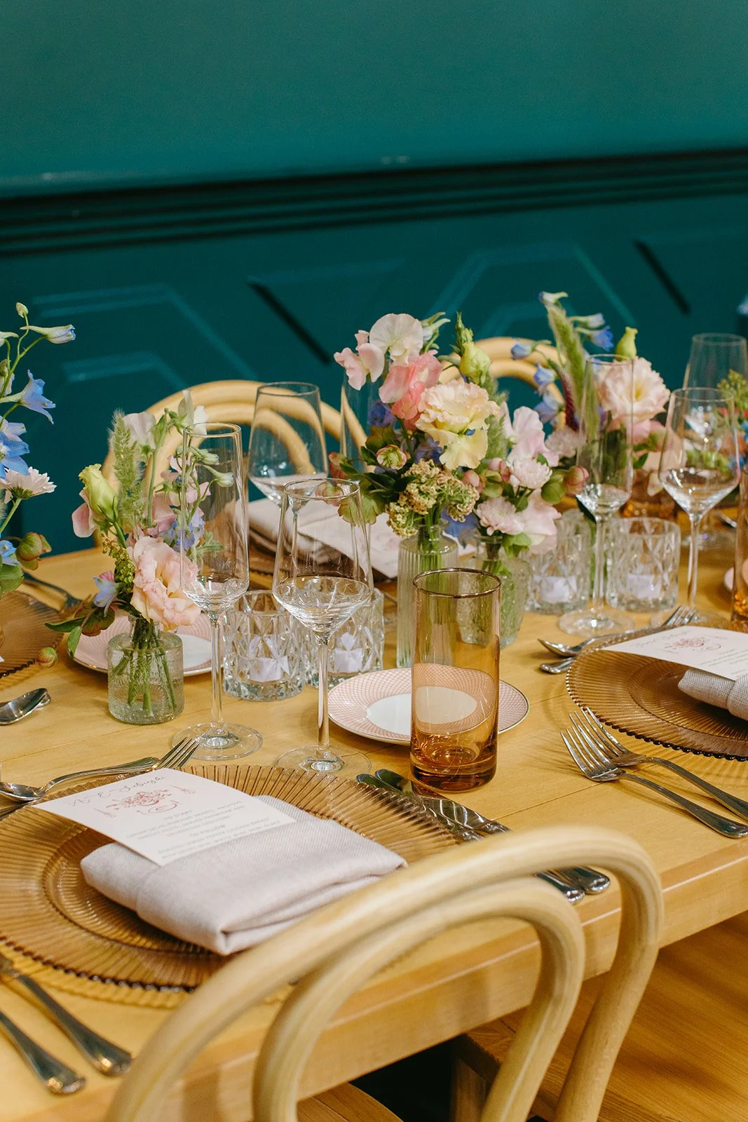 A wedding reception setup at a unique wedding venue in Los Angeles