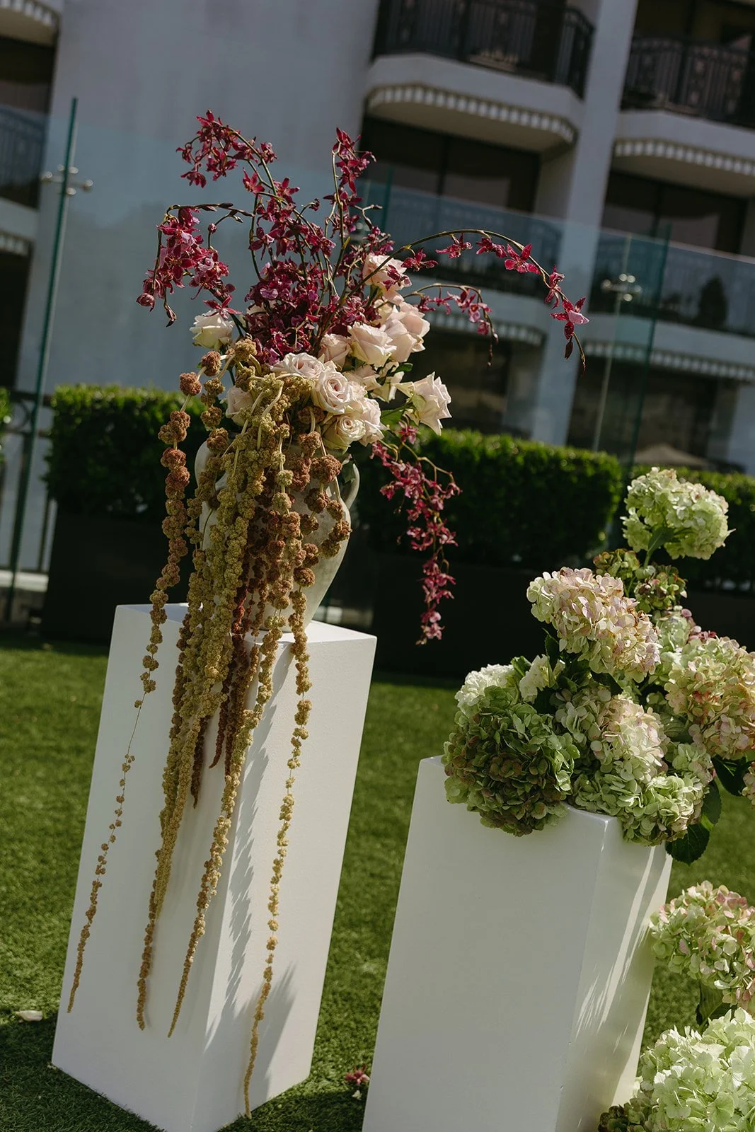 Wedding decor from a wedding location in Southern California