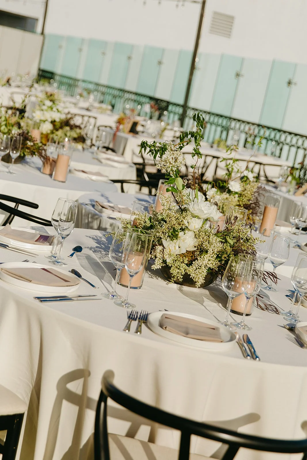 Wedding decor from a wedding location in Southern California