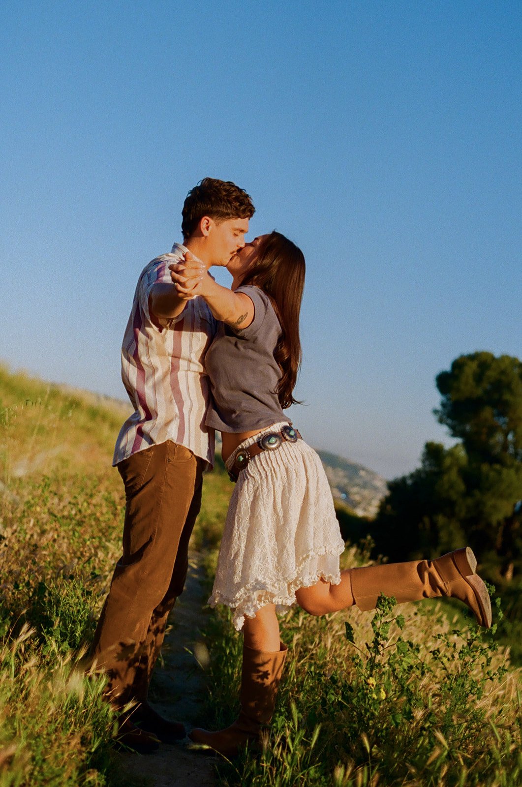 Why Film Engagement Photos Hit Different: Karson + Brandon’s Laguna Beach Engagement Session