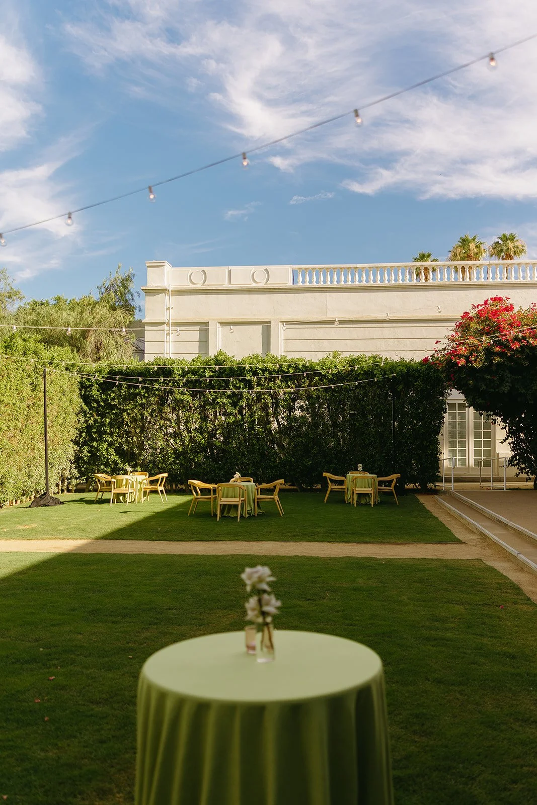 Views from Palm Springs weddings