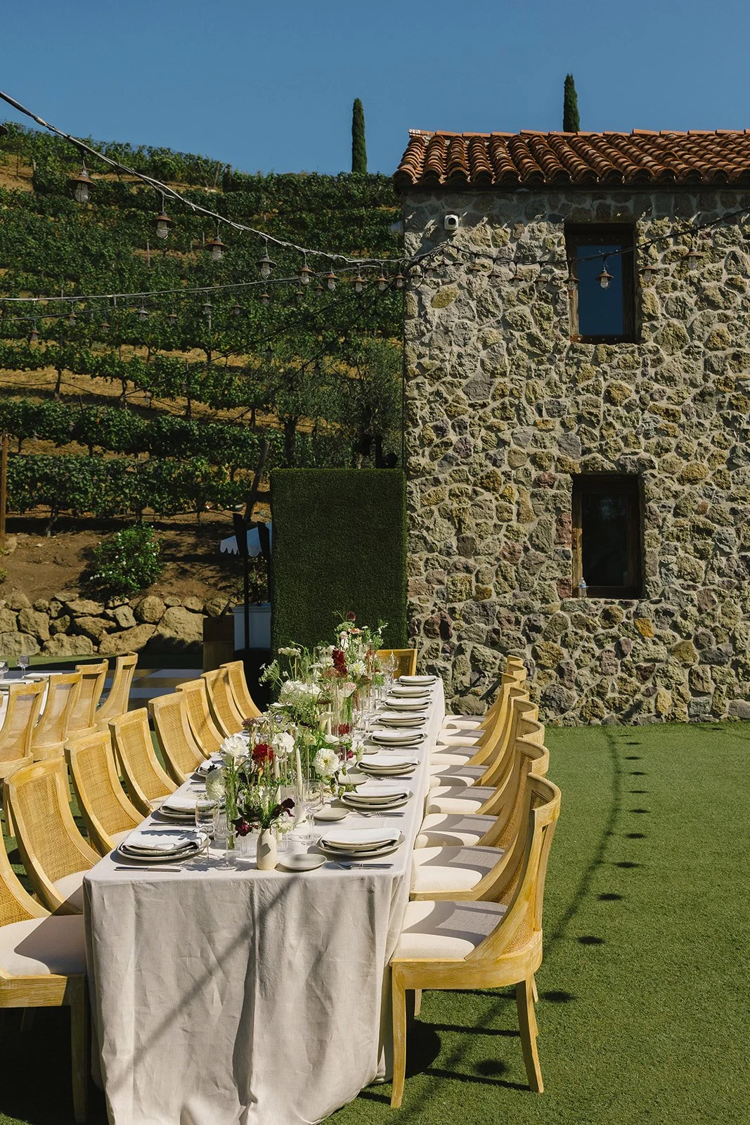 A view from Cielo Farms wedding venue