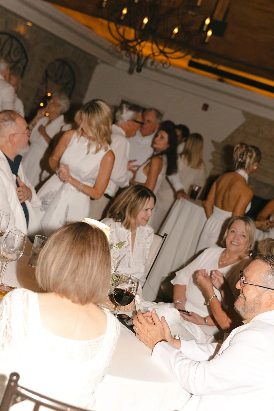 Guests at A wedding welcome party