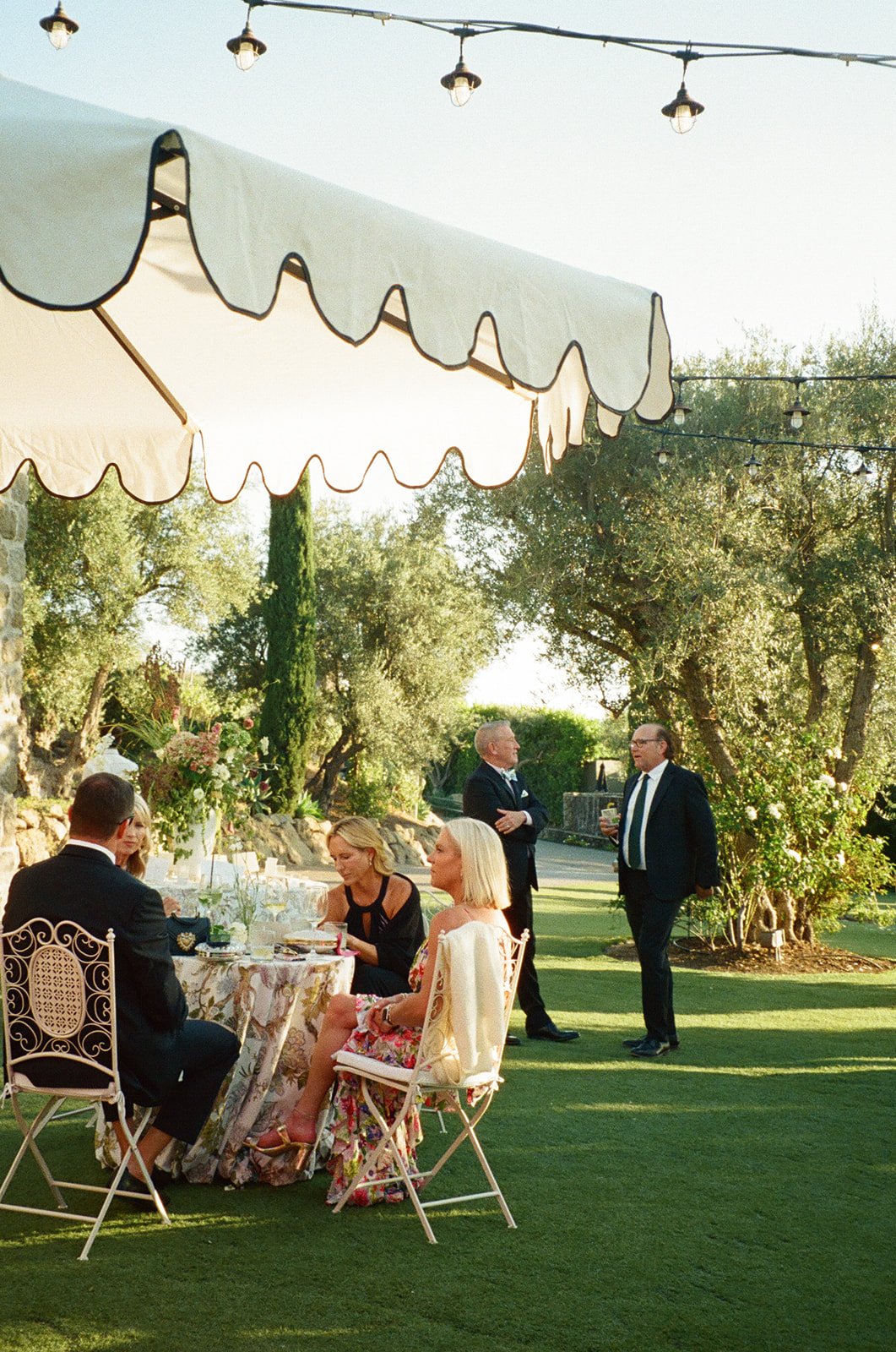Wedding guests at a Cielo FArms wedding