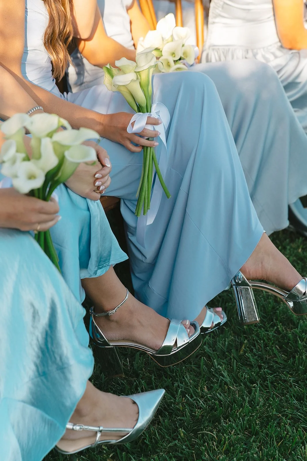 Wedding guests at a wedding ceremony