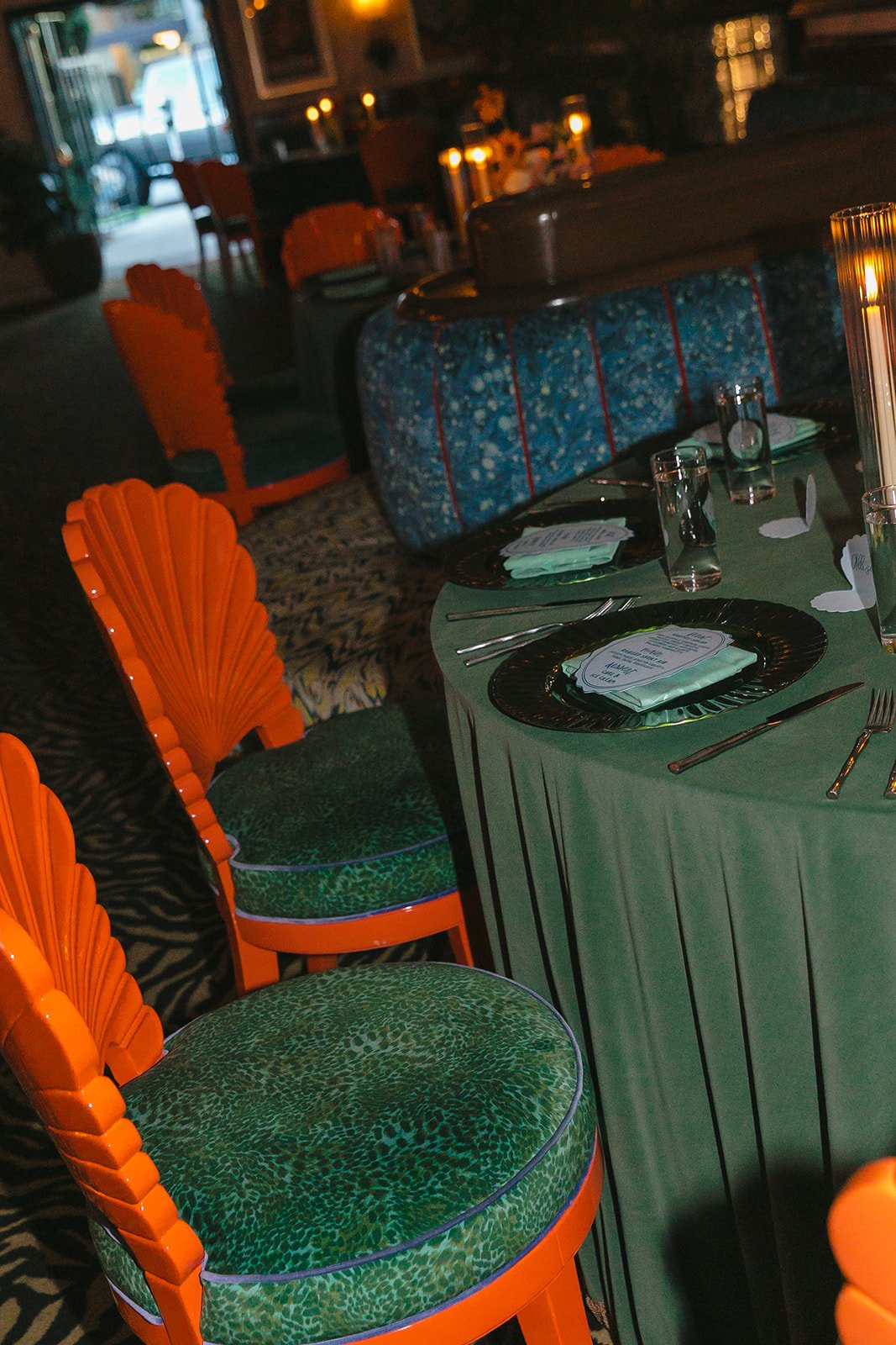 The inside of a Lafayette Hotel wedding
