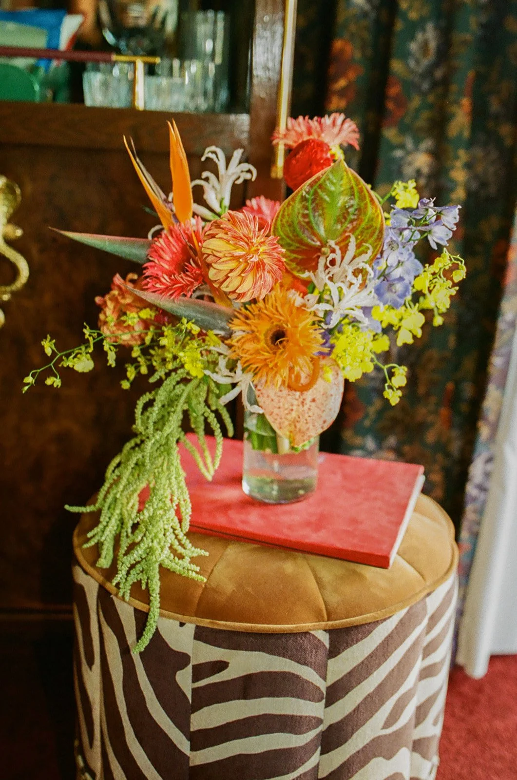 Maximalist Wedding design from a Lafayette Hotel wedding