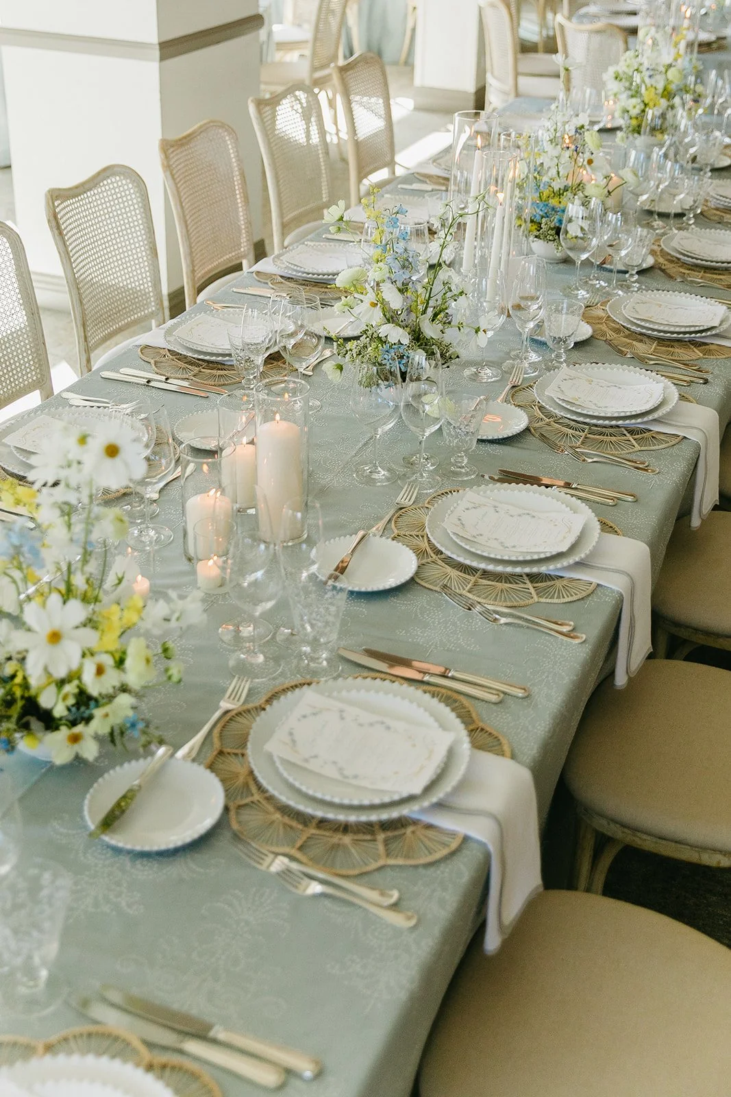 A wedding reception at Malibu wedding venue Bel Air Bay Club