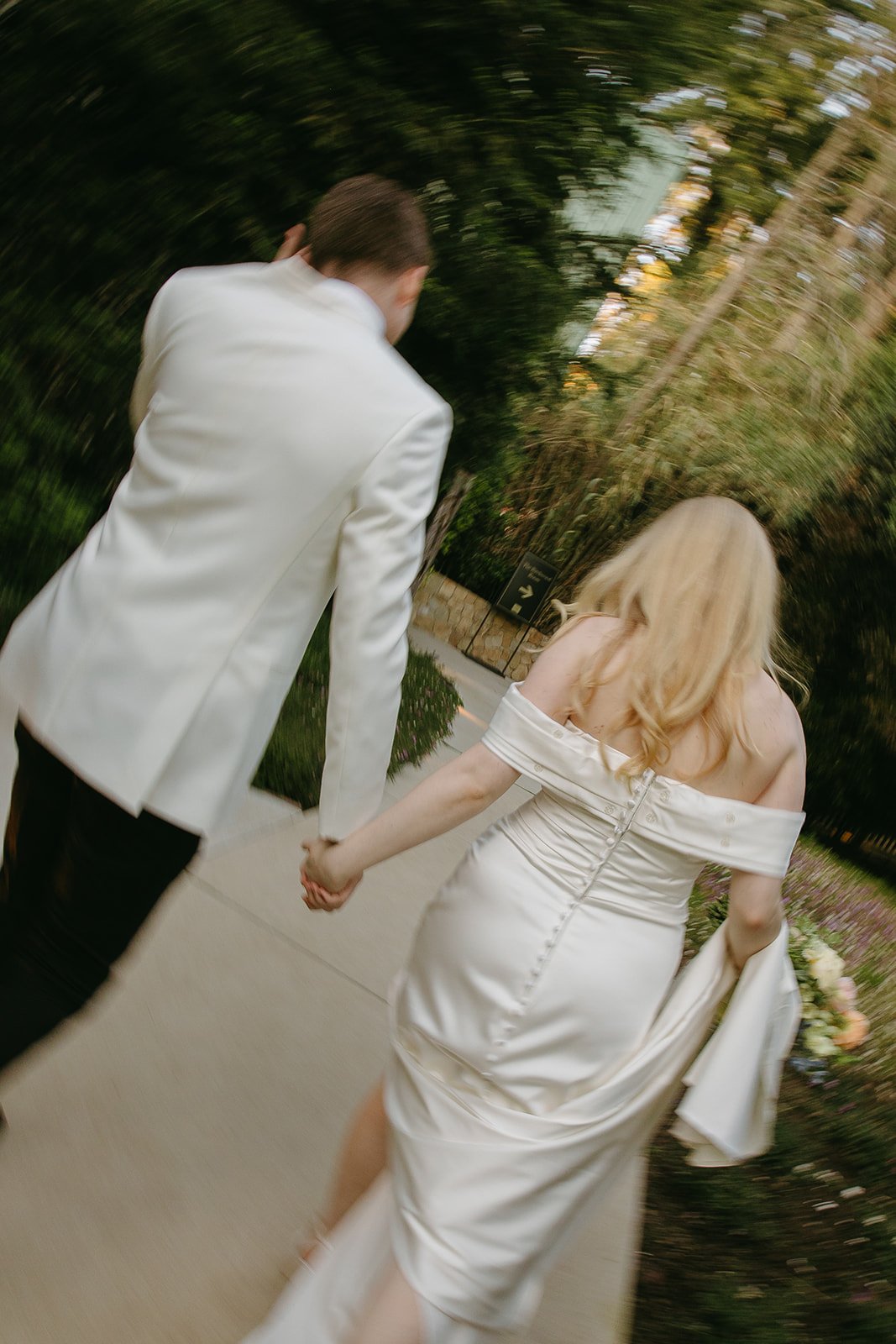 A bride and groom at their Calamigos Ranch wedding