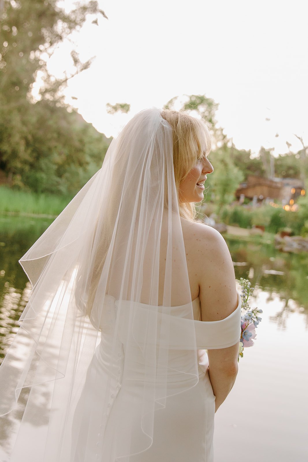 Bridal portraits from a Calamigos Ranch wedding