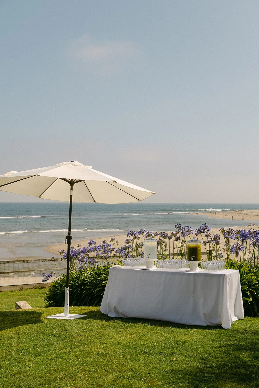 Views from a summer wedding at Adamson House