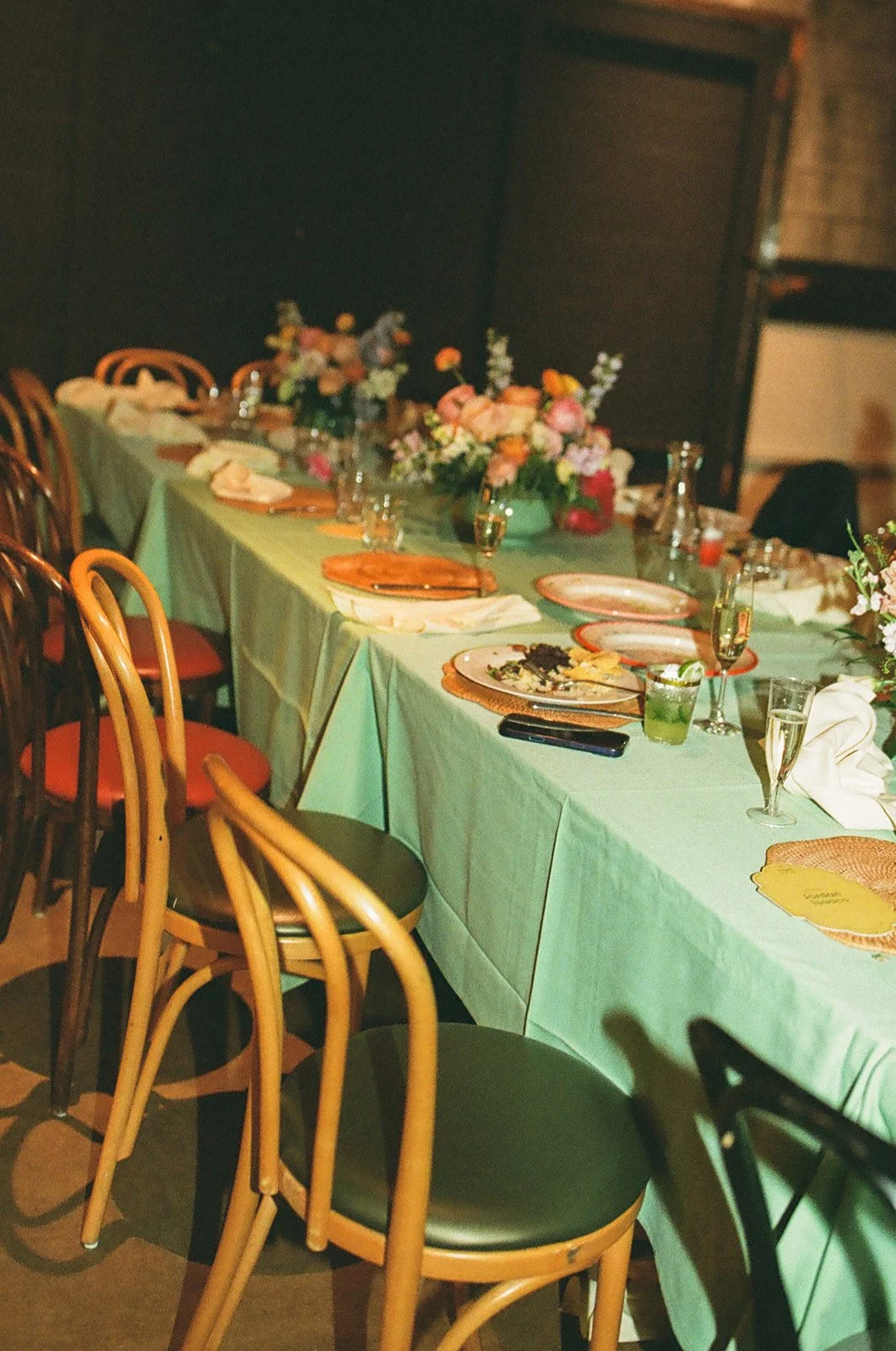 A wedding reception at SmogShoppe