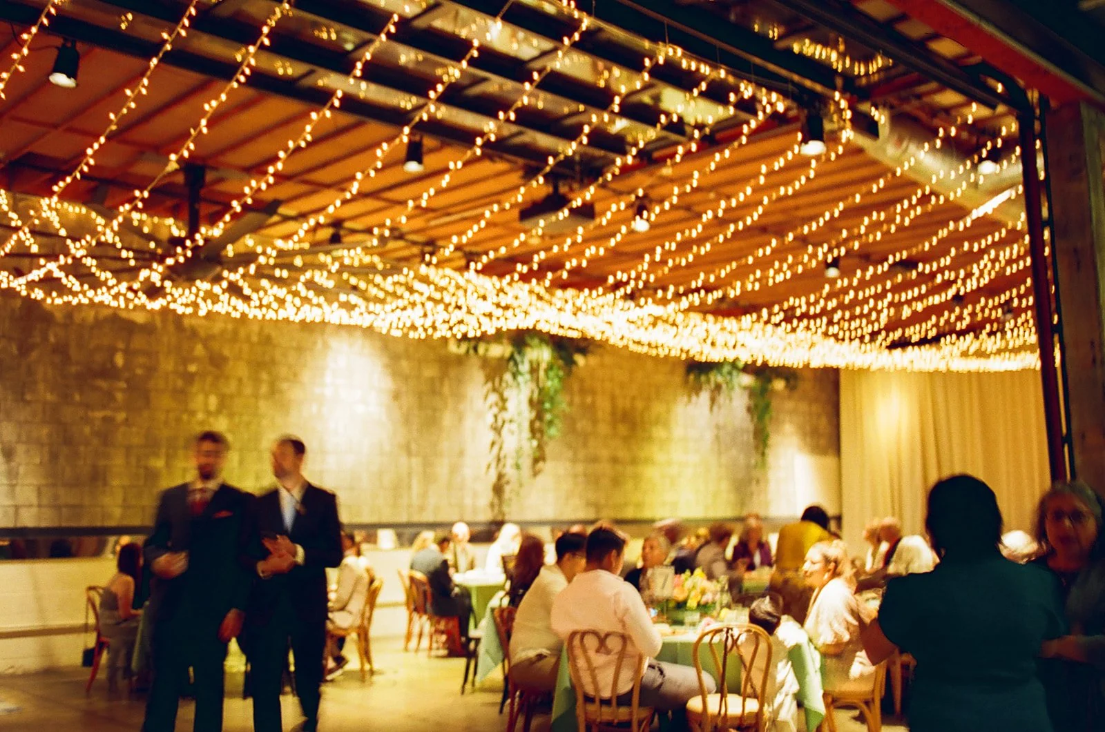 A wedding reception at smogshoppe