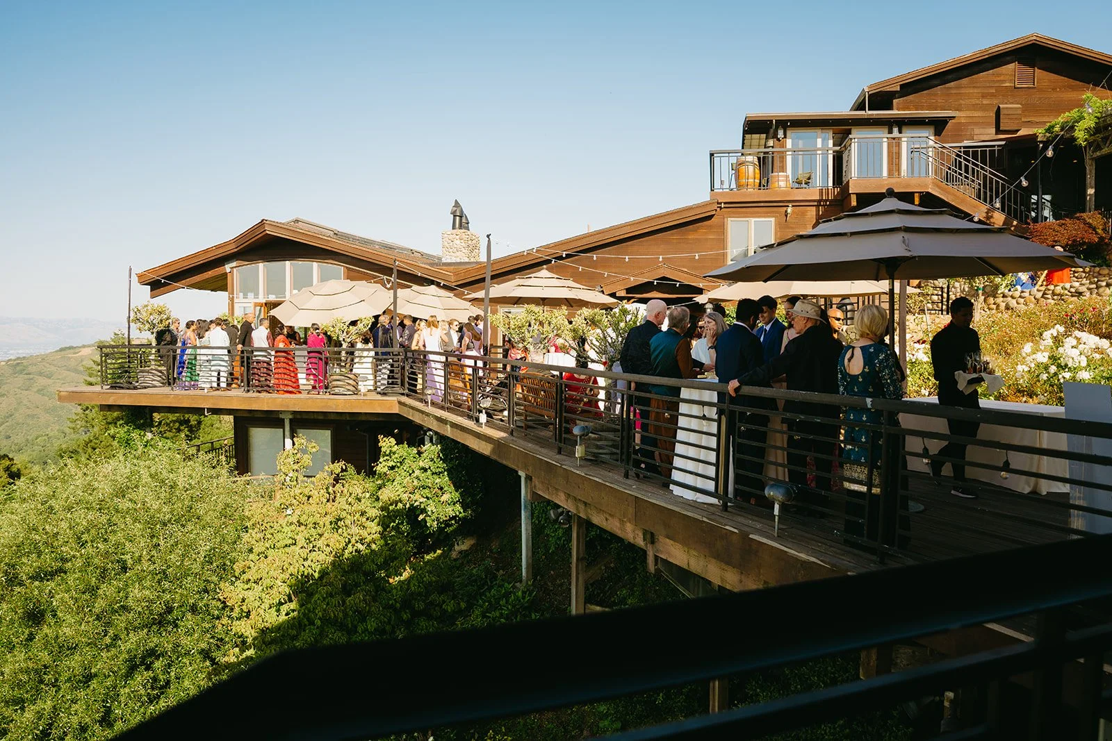 A cocktial hour, or aperitif, from a Swiss wedding