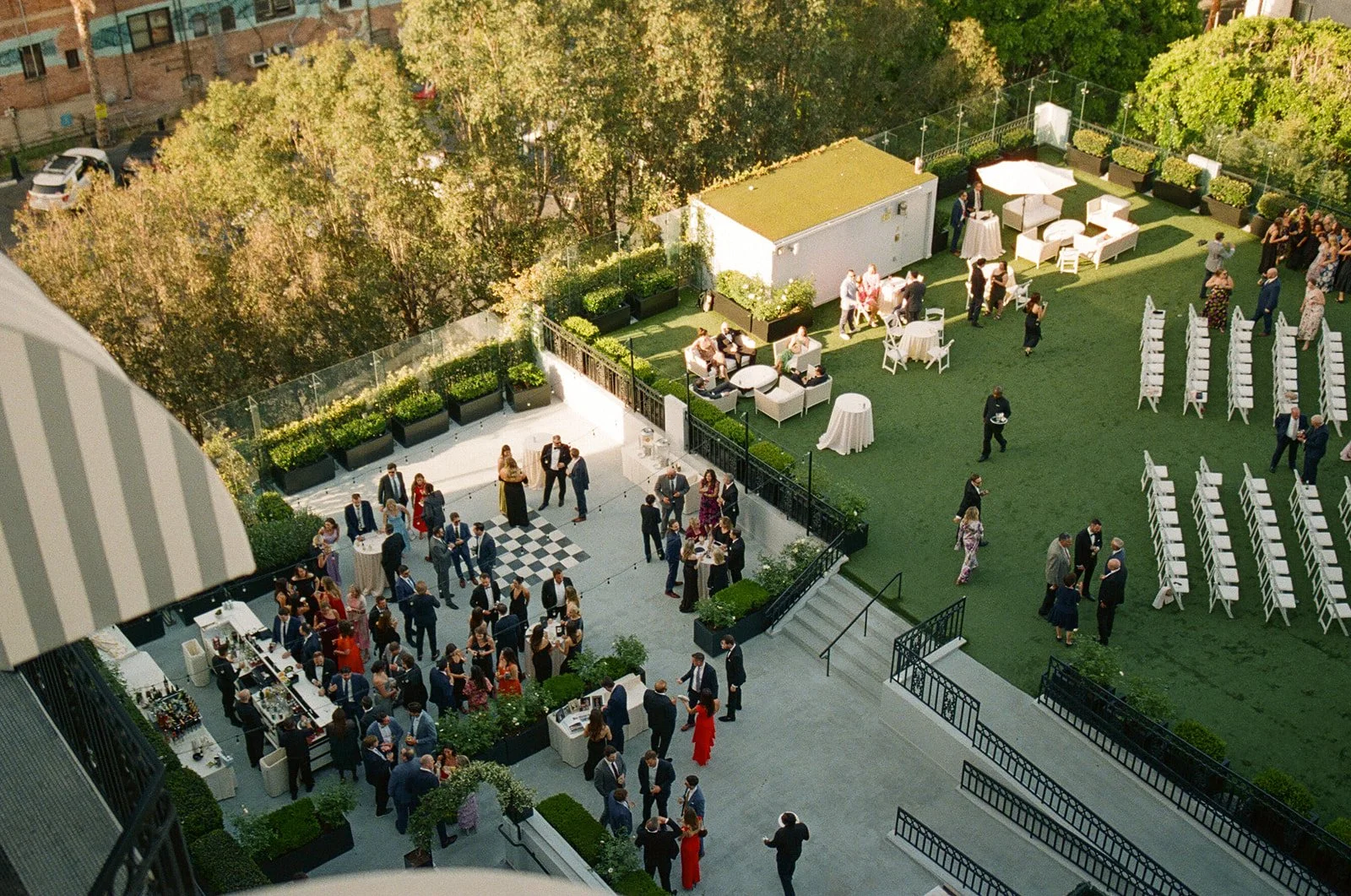 A cocktail hour taking place at the london west hollywood