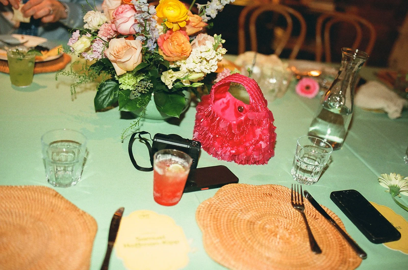 A wedding table at smogshoppe