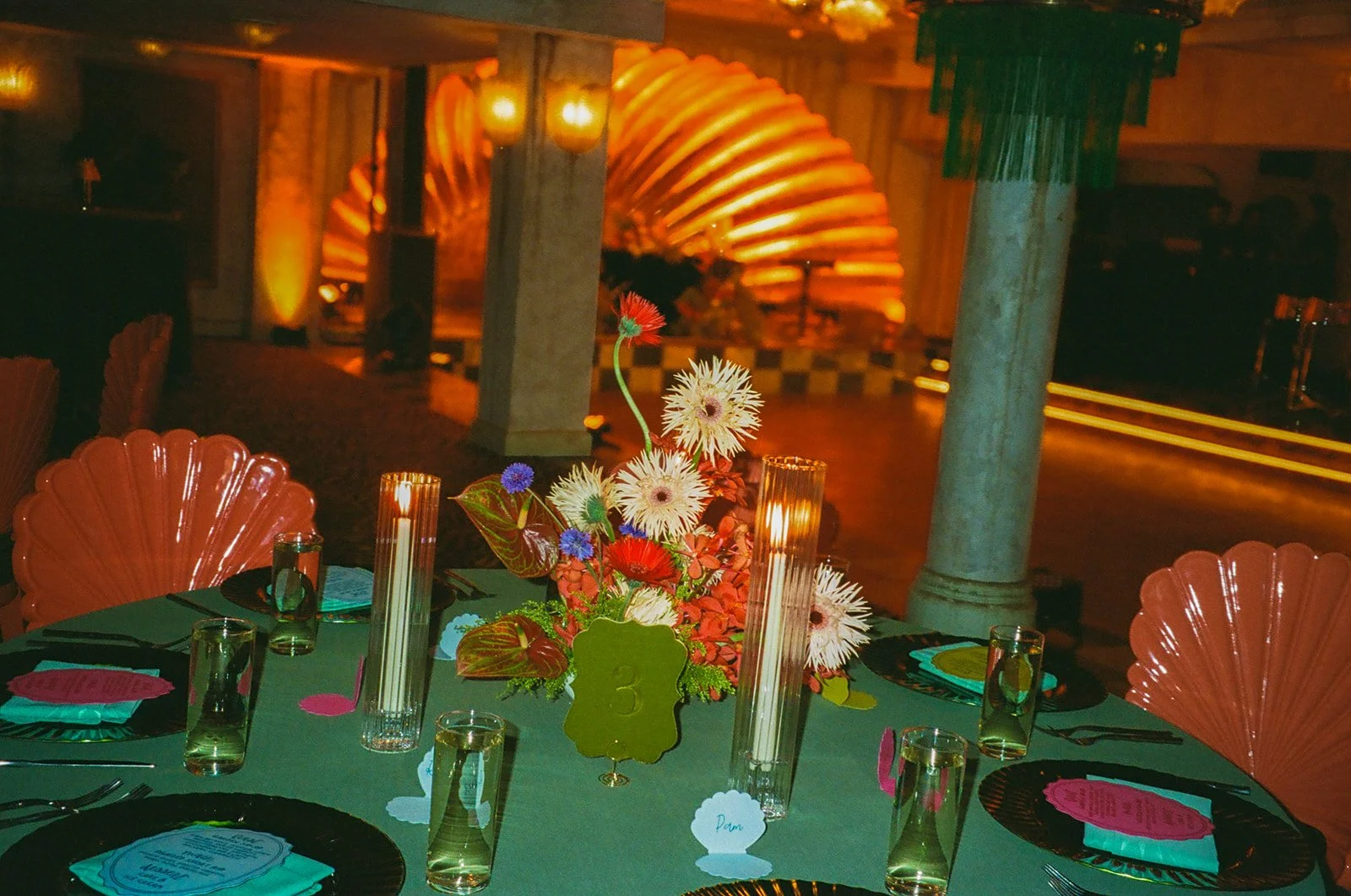 A Lafayette Hotel wedding reception