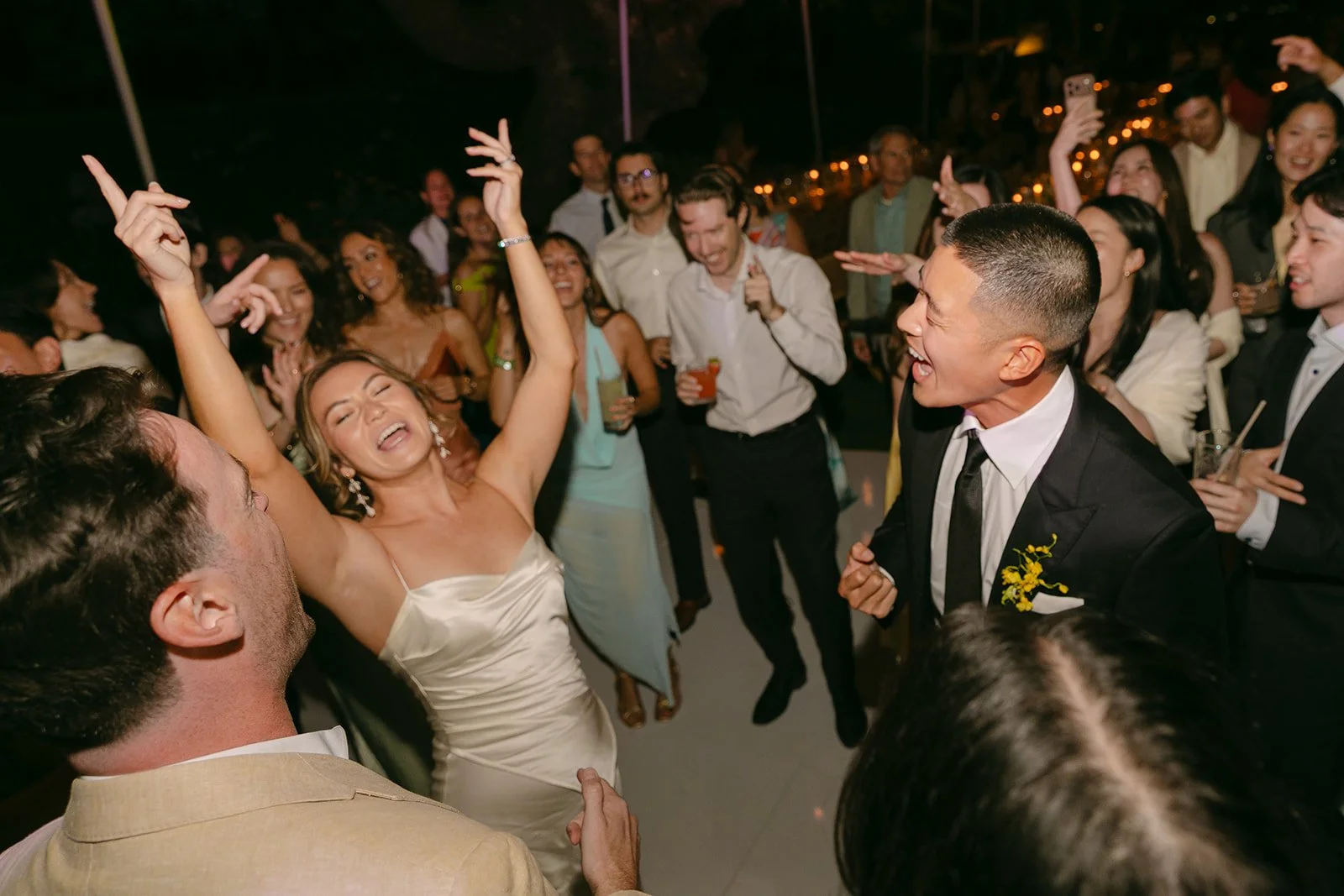 A wedding dance floor