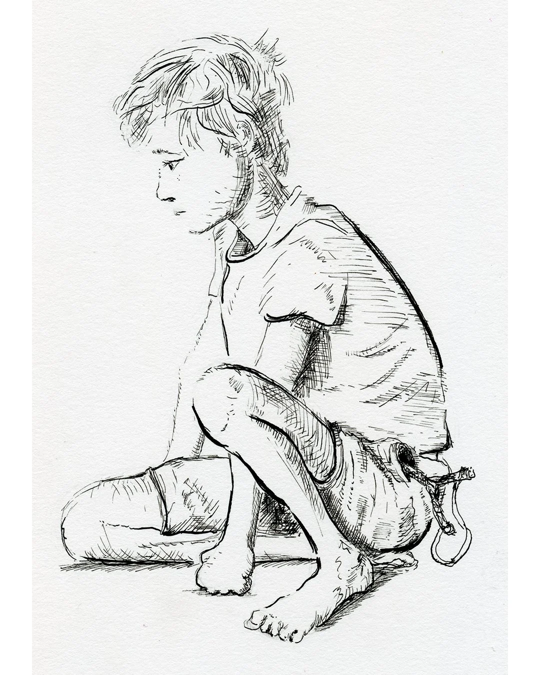 Pieter Lefevere - jerome pose lijntekening.jpg