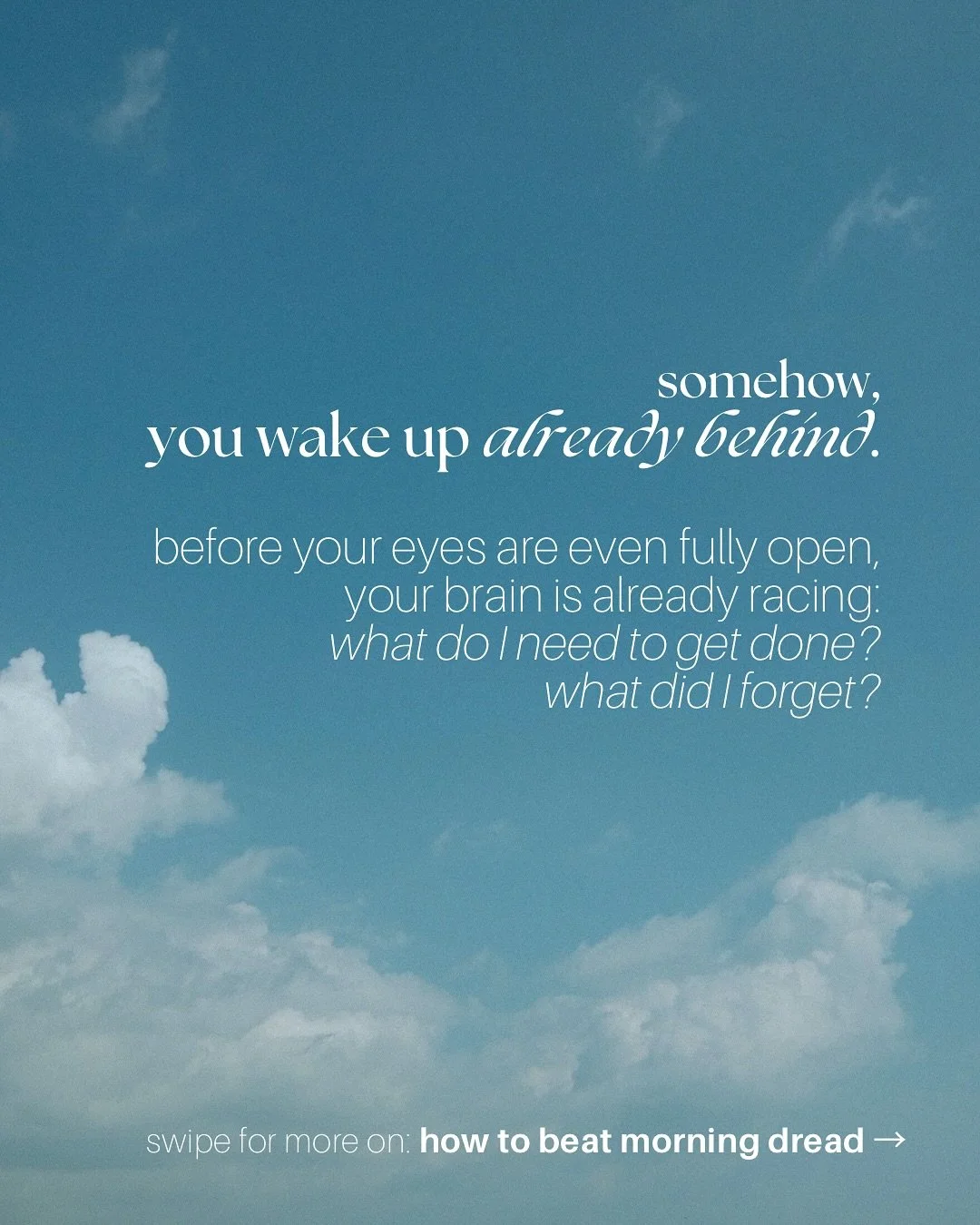 one of the biggest changes in my life was choosing to start my mornings slow.

this was NOT because I suddenly became a morning person or found some secret routine, but because I realized that starting with productivity (whether it was a work task or