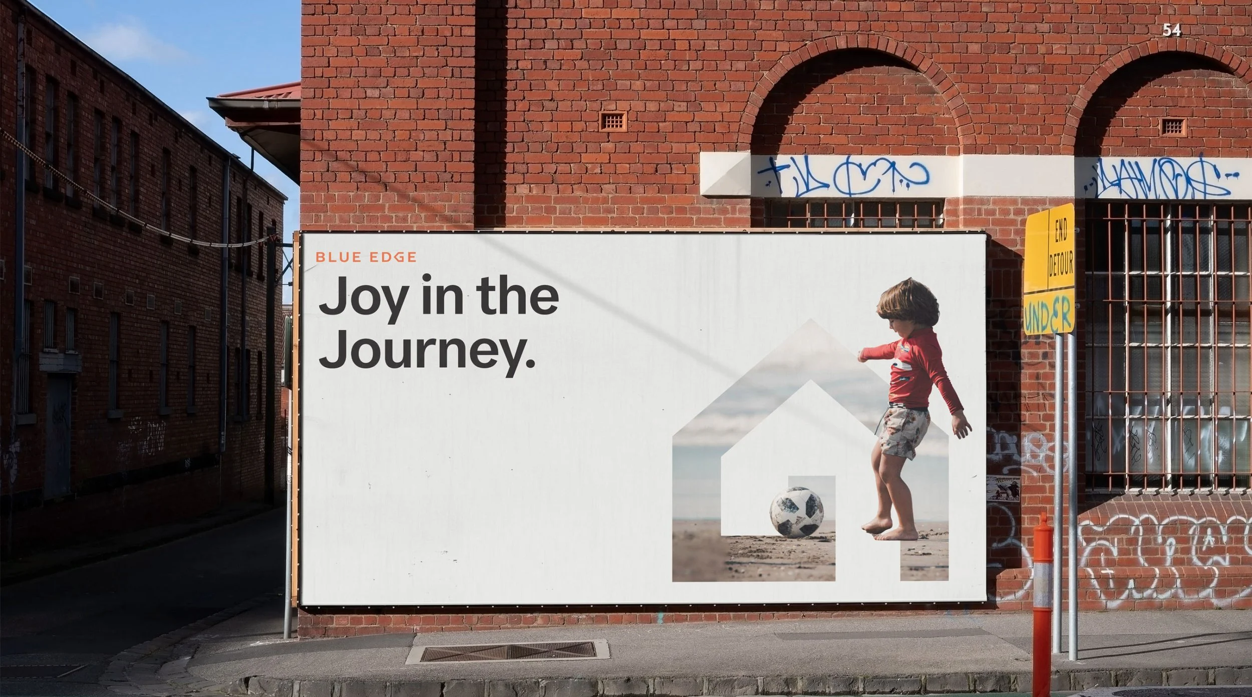 Blue Edge Property — Mulch Branding and Design, Hobart Tasmania