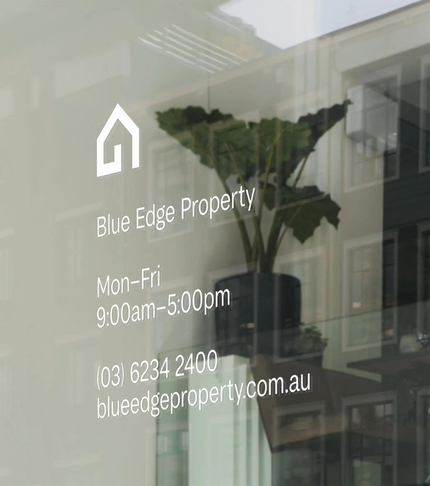 Blue Edge Property — Mulch Branding and Design, Hobart Tasmania