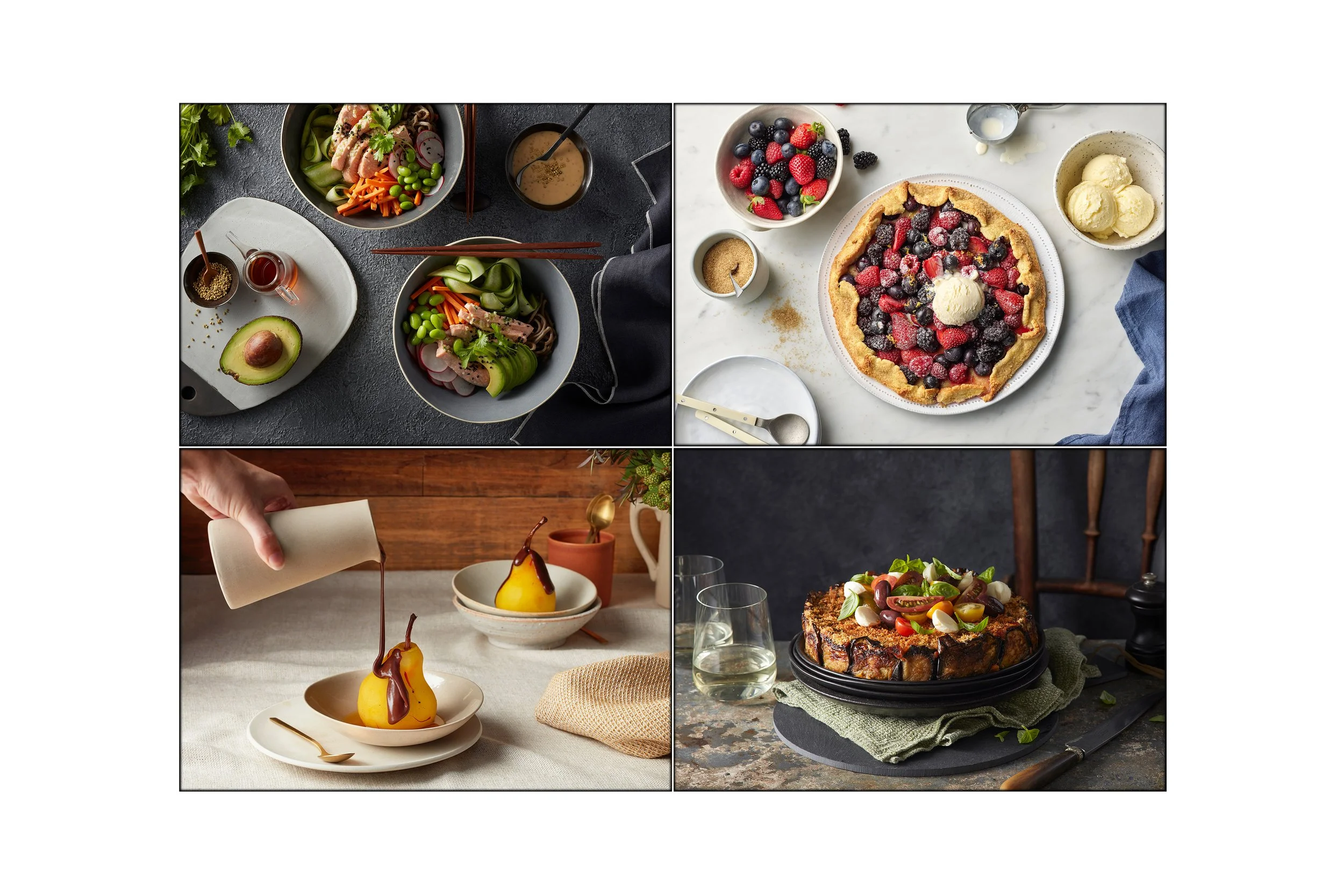 This image is a series of four photographs  for Neff Australia photographed by Steen Vestergaard. SteenV. Food photography, recipe photography, content photography, website photography, advertising photography, commercial photography, food photograph