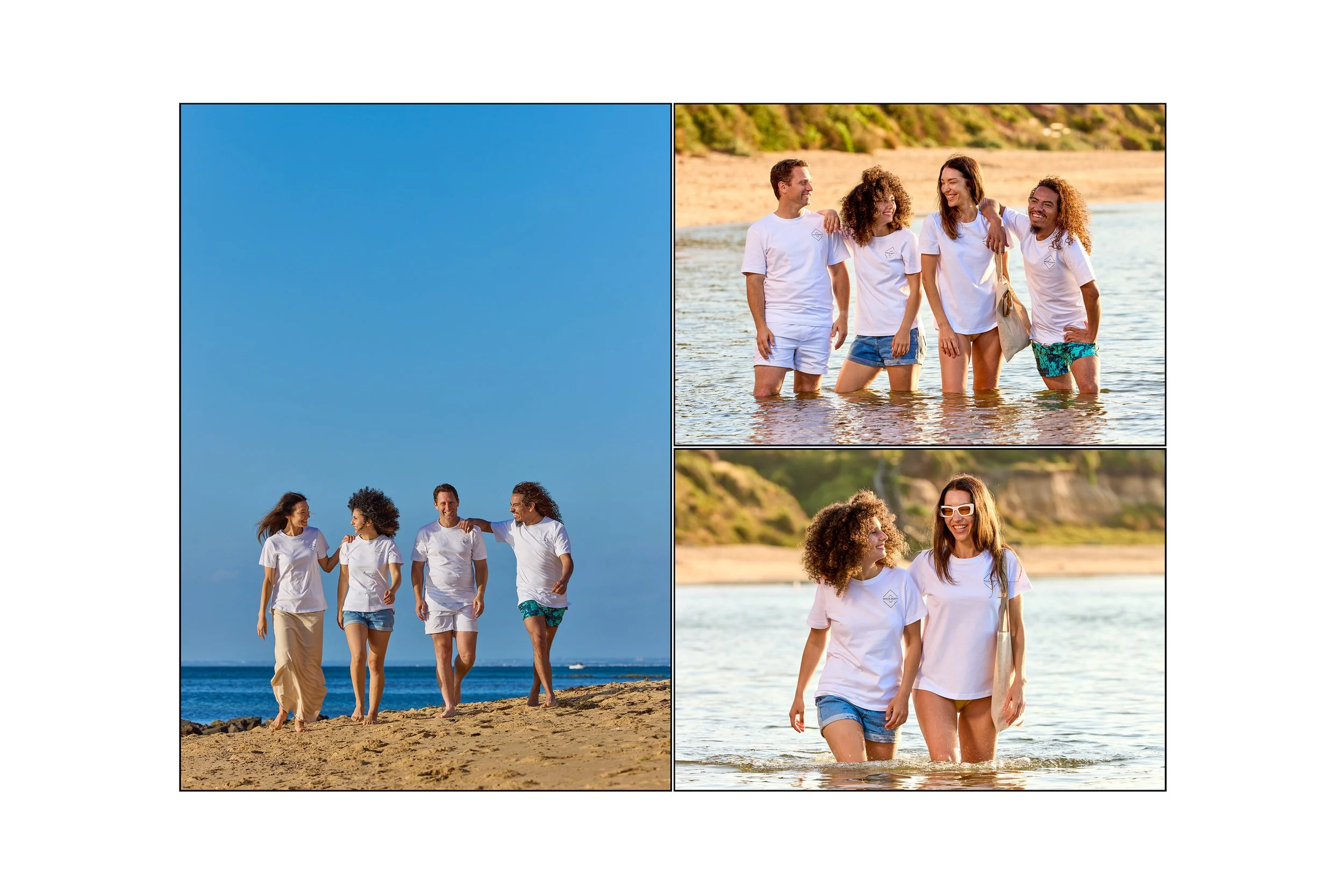 This images shows a group of models and Fashion shot for White Beach by Steen Vestergaard. portrait photography, fashion photography, portrait photographer, content photography, website photography, advertising photography, commercial photography, co