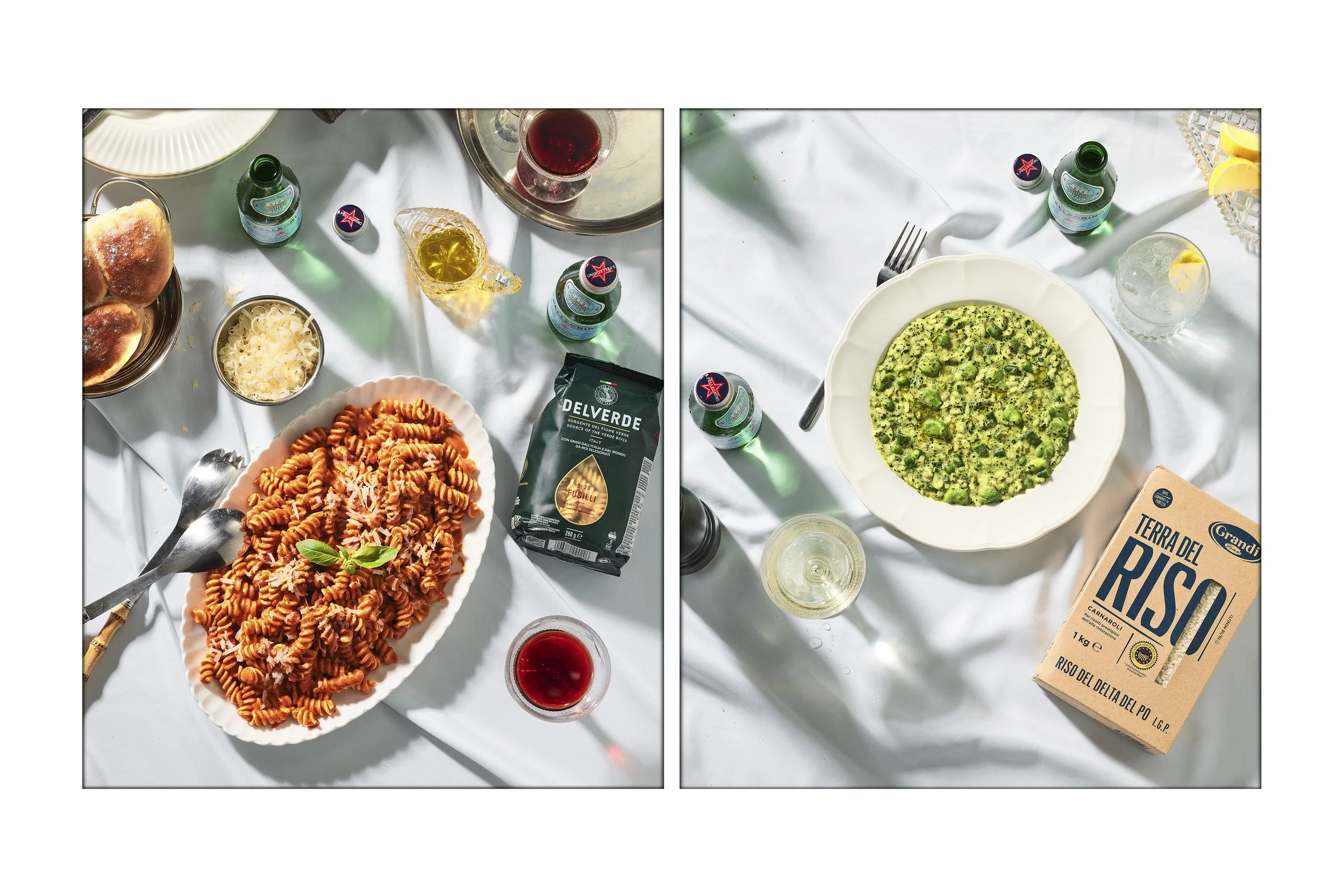 This image is a series of two photographs  for Bruno Fine foods photographed by Steen Vestergaard. SteenV. Food photography, recipe photography, content photography, website photography, advertising photography, commercial photography, food photograp