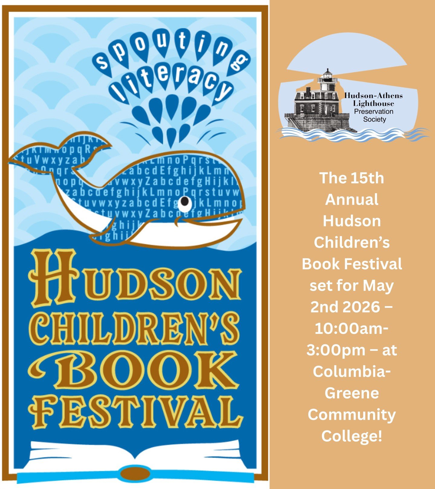 Calling all book lovers and lighthouse fans! 📚⚓️

We are so excited to be part of the 15th Annual Hudson Children&rsquo;s Book Festival! It&rsquo;s going to be a fantastic day celebrating literacy and our local community.

Stop by the HALPS table to