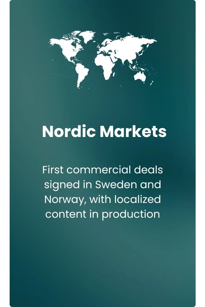 Expansion of educational technology and AI learning solutions into Nordic markets, including Sweden and Norway, with localized content development.
