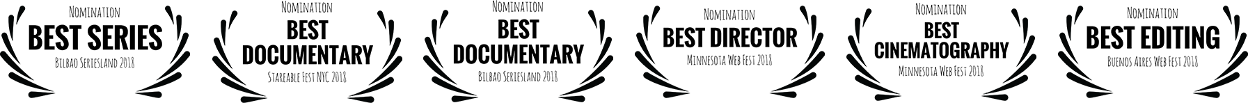 Film Festival win and nomination laurels.