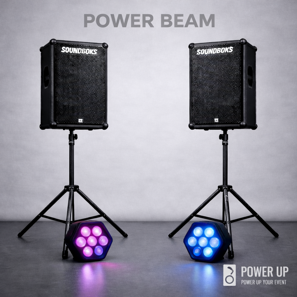 Lautsprecher Set mit Licht mieten Stuttgart – Soundboks mit LED für Events