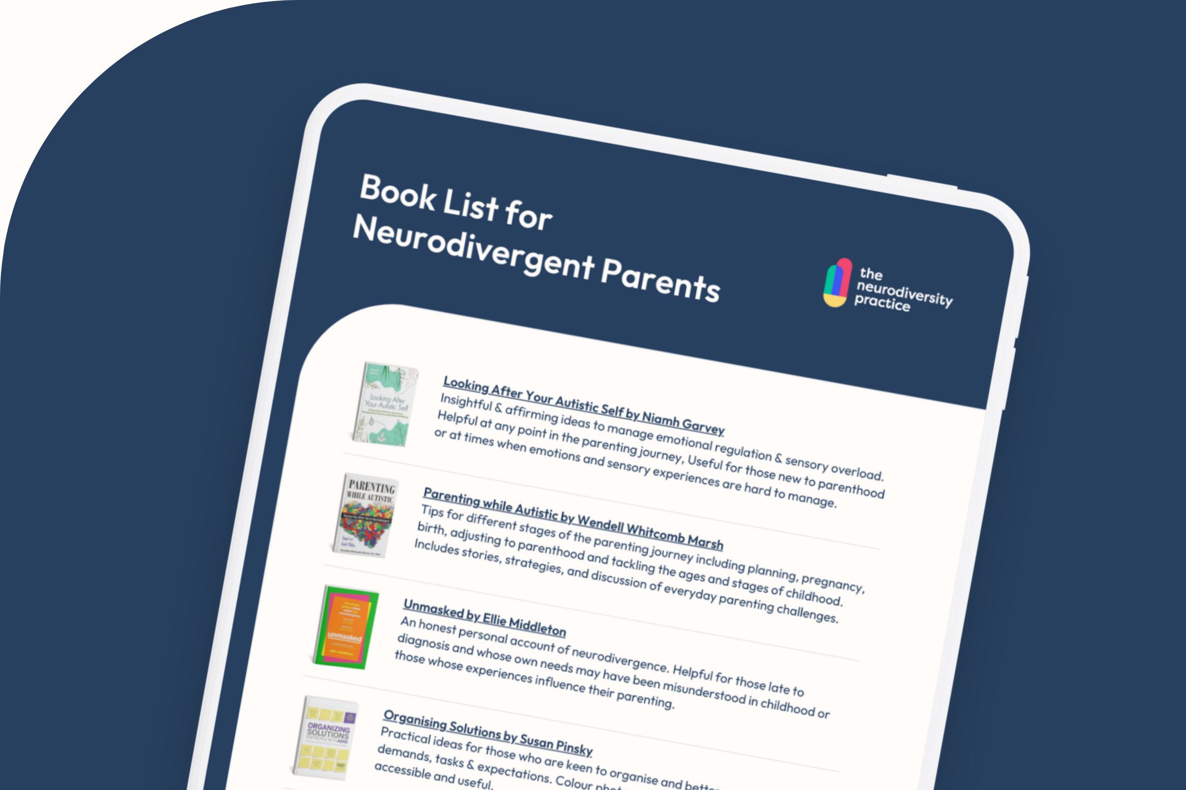 FREE - Book List for Neurodivergent Parents