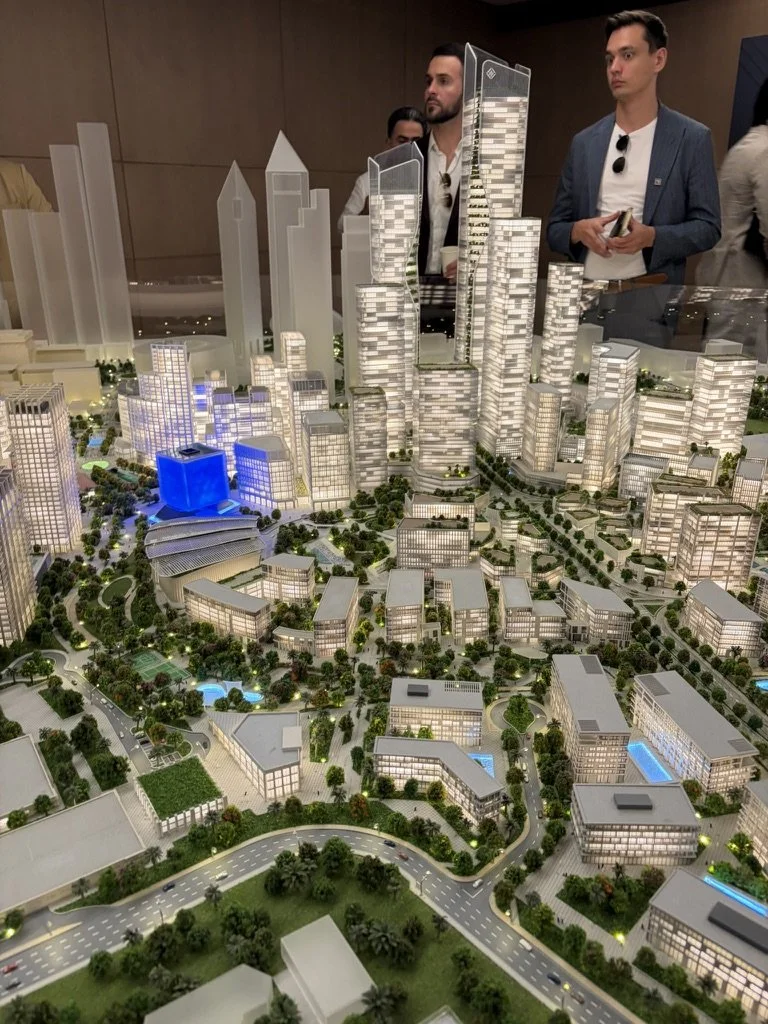 Dubai development masterplan model