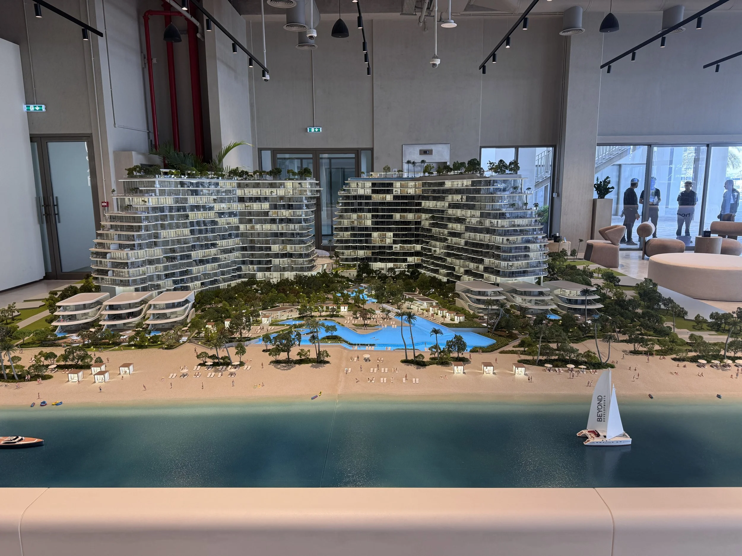 Architects model of Passo on the Palm Dubai