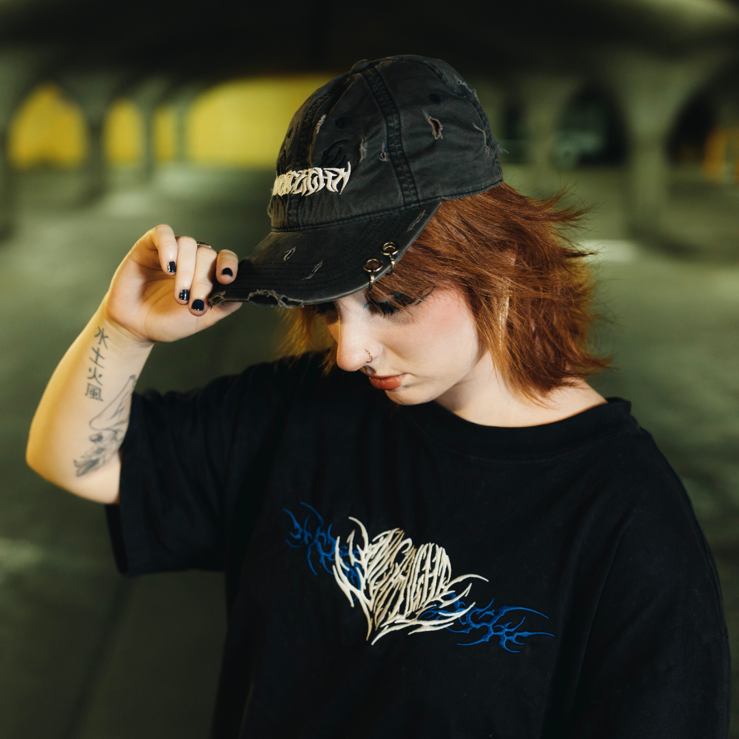 nightlight DISTRESSED Embroidered Cap