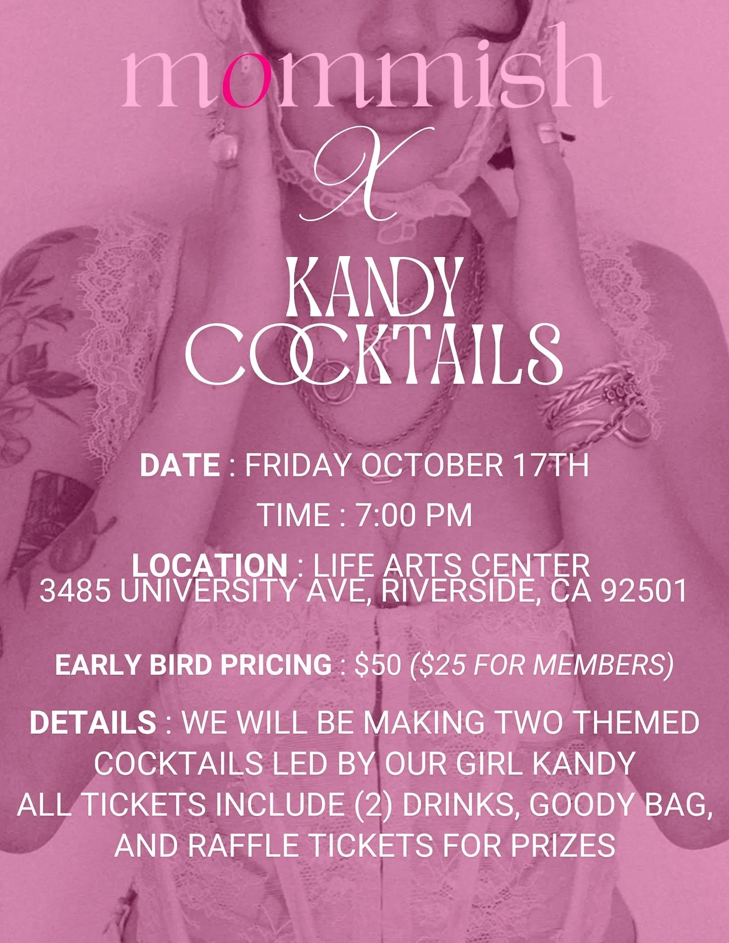We&rsquo;re teaming up with our girl Kandy cocktail. She&rsquo;ll be behind the bar mixing up two signature drinks just for us. Grab your girls and let&rsquo;s make it a night. Early bird tickets are live now!! Prices go up Saturday 😘✨

🎟 $50 
🗓 O