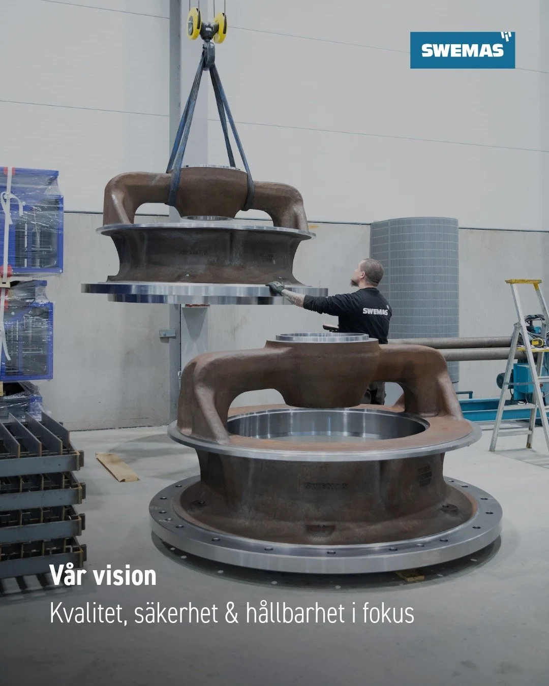 Som ett modernt f&ouml;retag f&ouml;renar vi dagens behov med morgondagens m&ouml;jligheter. 🌍

V&aring;r vision lyder som f&ouml;ljer: 

&ldquo;Genom v&aring;rt engagemang f&ouml;r kvalitet, s&auml;kerhet och h&aring;llbarhet str&auml;var vi efter 