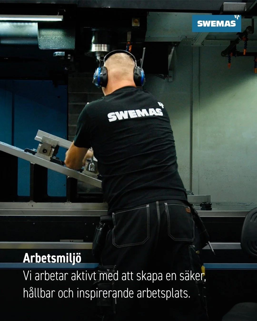 Arbetsmiljö i fokus hos Swemas!
 
Vi tror att en trygg och trivsam arbetsmiljö är grunden för att både må bra och prestera bra. Därför arbetar vi aktivt med att skapa en säker, hållbar och inspirer