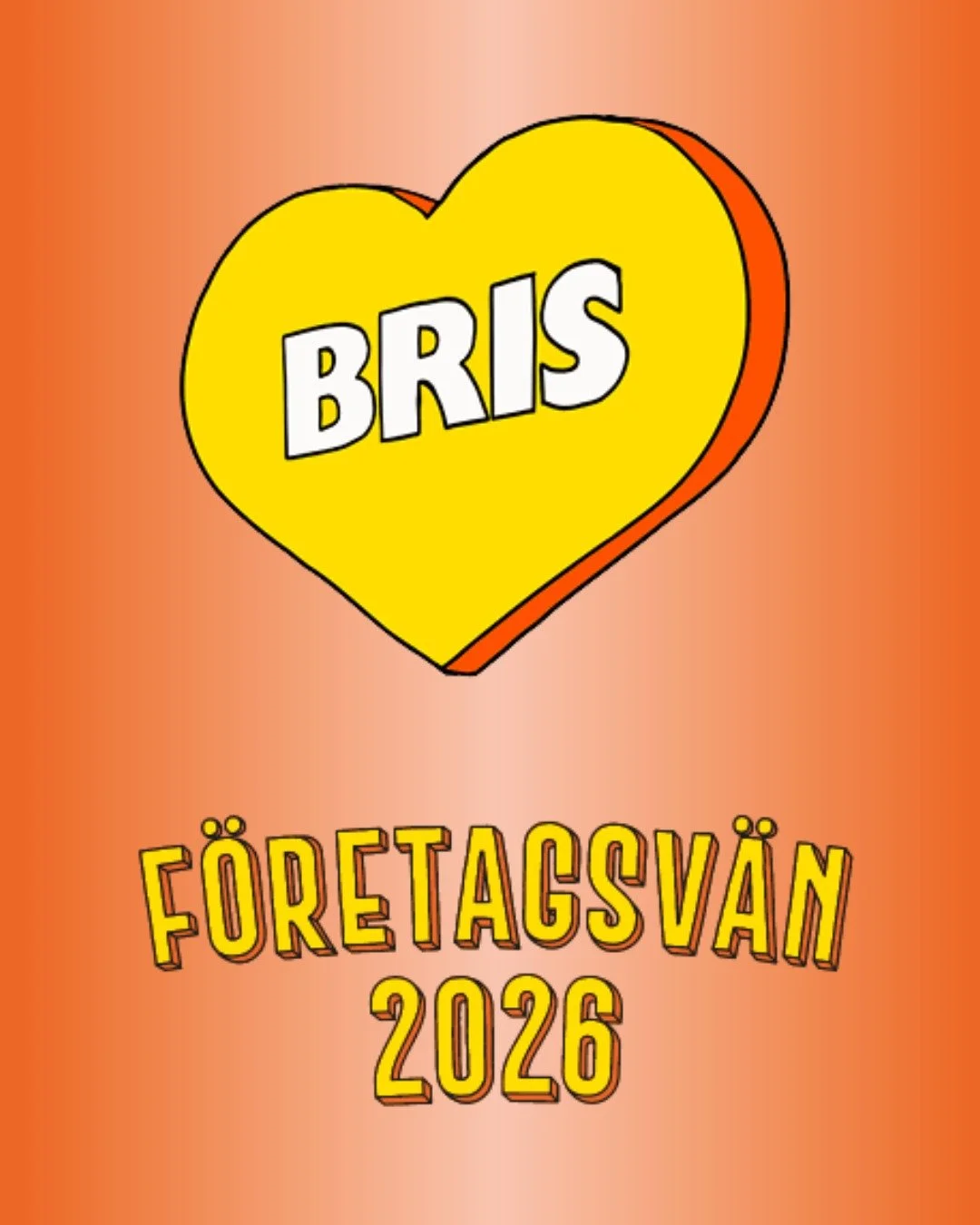 Vi &auml;r stolta &ouml;ver att vara f&ouml;retagsv&auml;n till BRIS 2026.
 
Genom detta engagemang vill vi bidra till deras ov&auml;rderliga arbete med att ge barn och unga en trygg plats att v&auml;nda sig till i sv&aring;ra stunder.
 
Tillsammans 