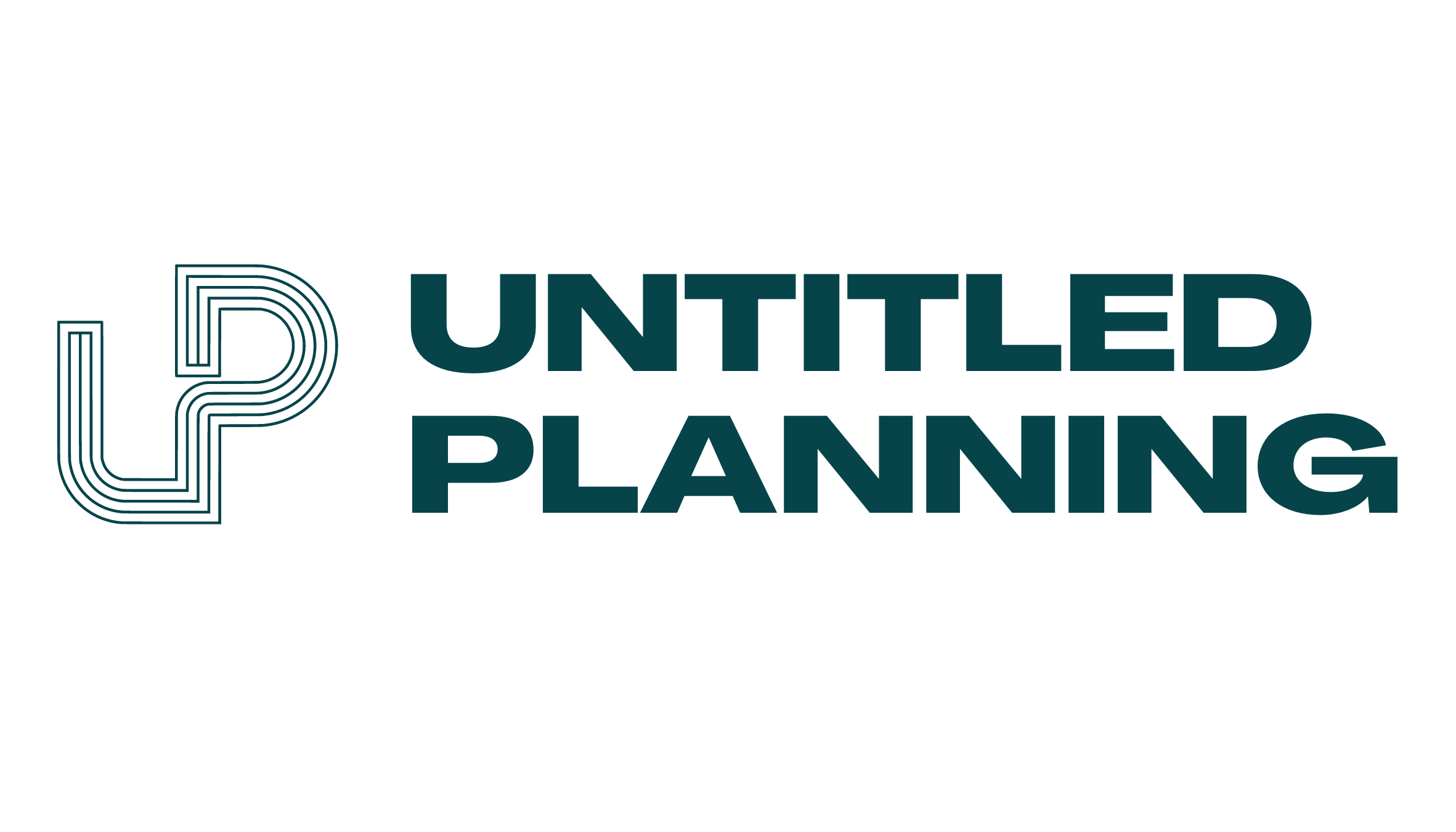 Logo for Untitled Planning with a stylized letter 'L' followed by the words 'Untitled Planning'