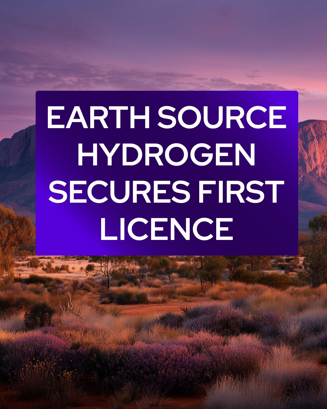 Carousel for Earth Source Hydrogen's Linkedin announcing their latest land acquisition. Imajica Brand Evolution (2025)